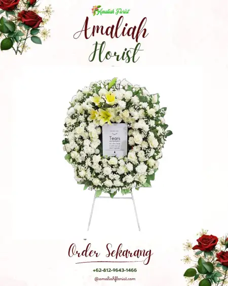 Krans Bunga Duka Drunten Kulon